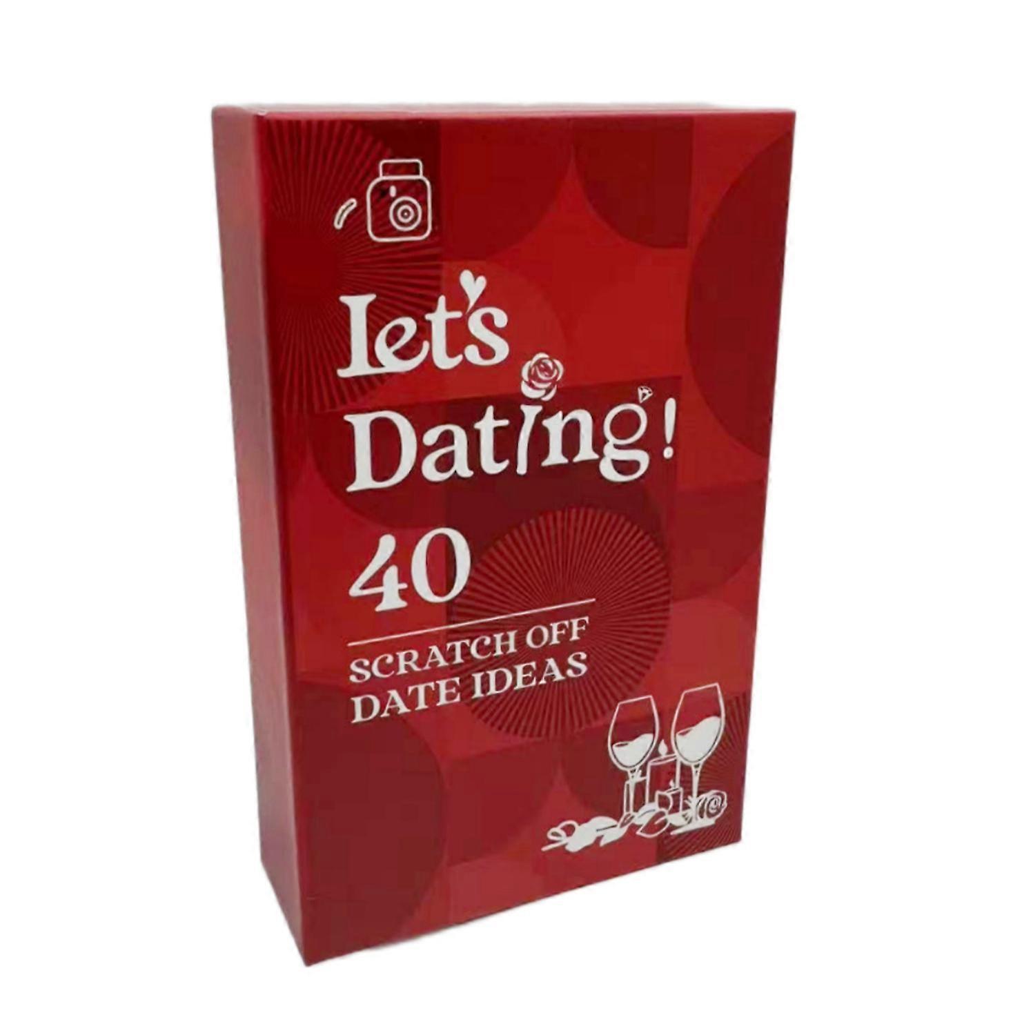 40 Scratch Off Couples Date Challenge Cards