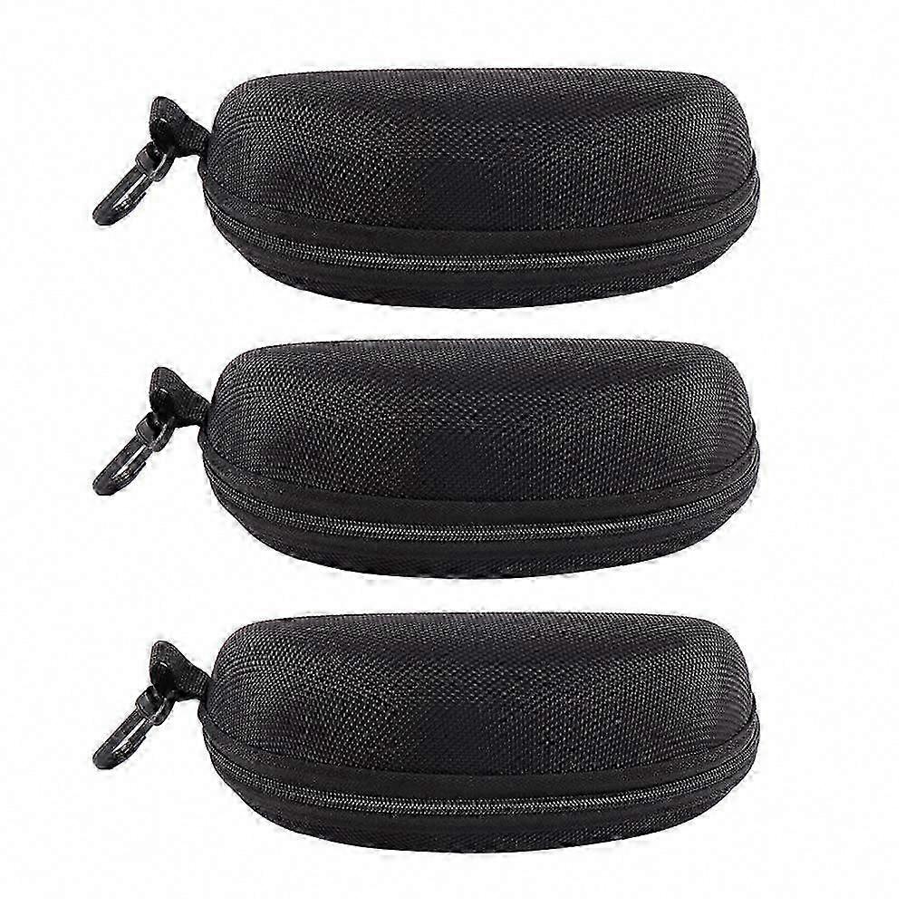 Secure Zip Closure 3-Piece Sunglasses & Glasses Case