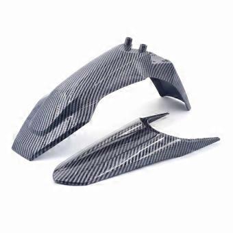 2 Piece Weather Resistant Electric Dirt Bike Motorcycle Mudguard Set For Extreme Terrain With Enhanced Debris Deflection