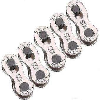 Chain Lock, 10 Compartments 5 Pairs Bicycle Chain Lock for Bike Security