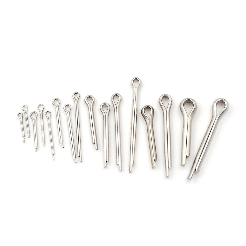 10pcs Acier inoxydable Split Cotter Pins Hardware Fixations Pièces M2 M3 M4 M5