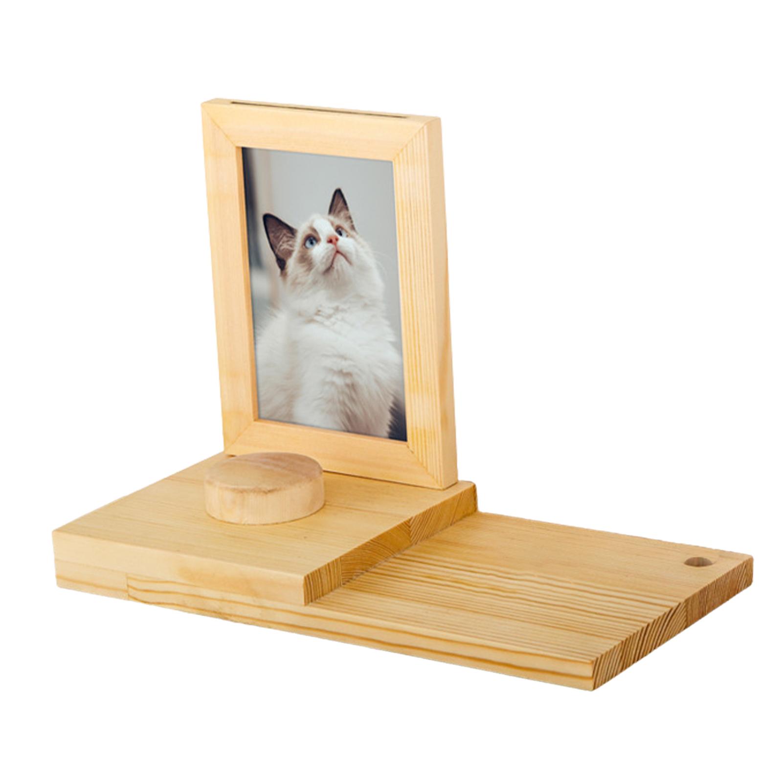 Pet Memorial Photo Frame Durable Corrosion Resistant Handmade Frame Invisible Photo Insert Access