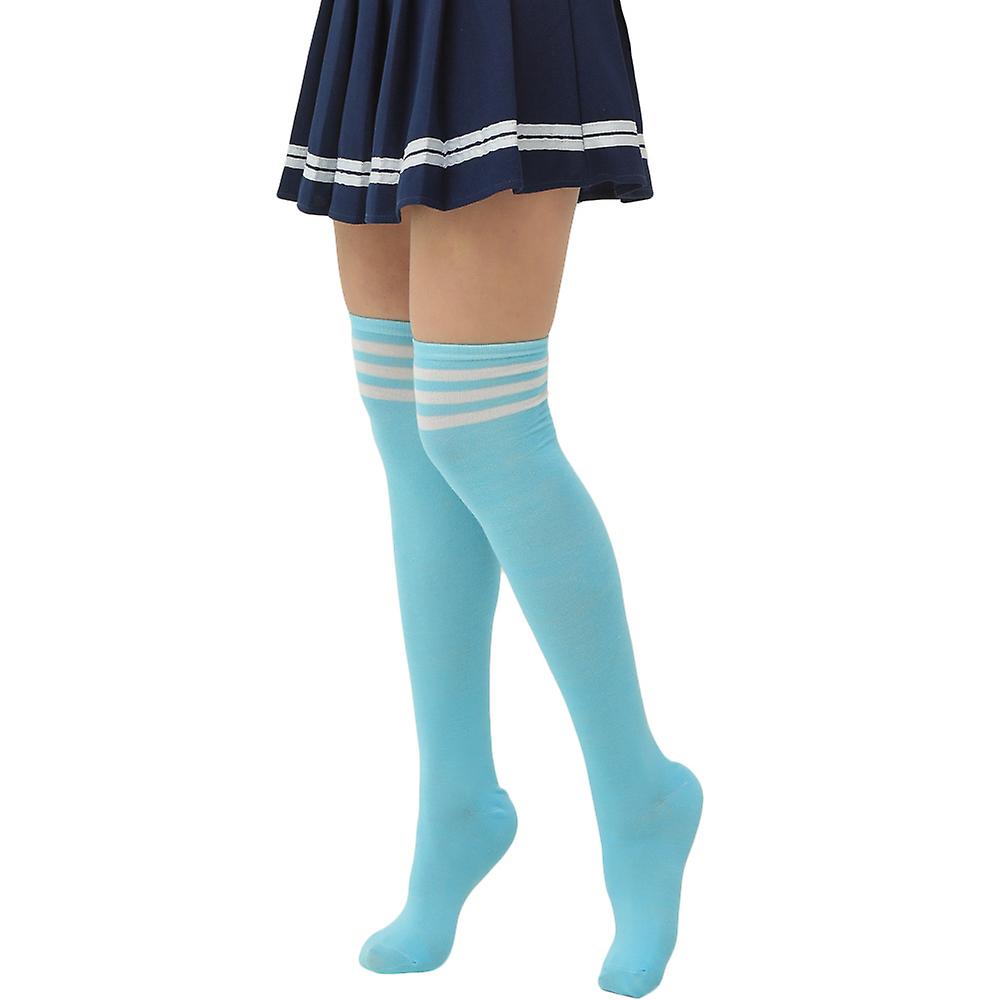 Dance Socks Ladies Three-bar Over Knee Stockings