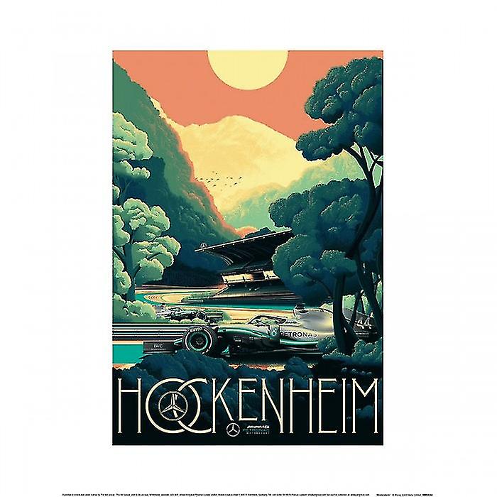Zoom Hockenheim Formula 1 Poster