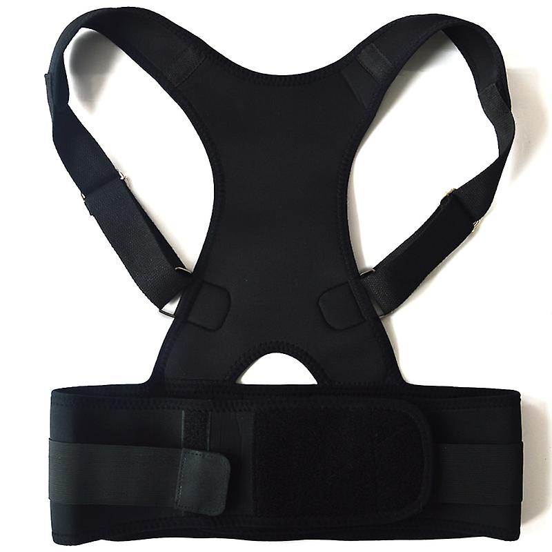 Posture Corrector Back Support Shoulder Adjustable Back Brace Posture Correction Spine Men Women Postural Corrector-black