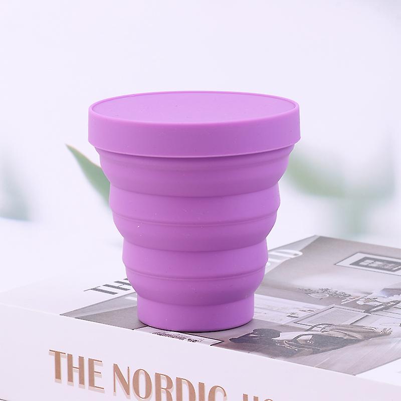 1pc Collapsible Silicone Cup Foldable Sterilizing Cup For Menstrual Cups