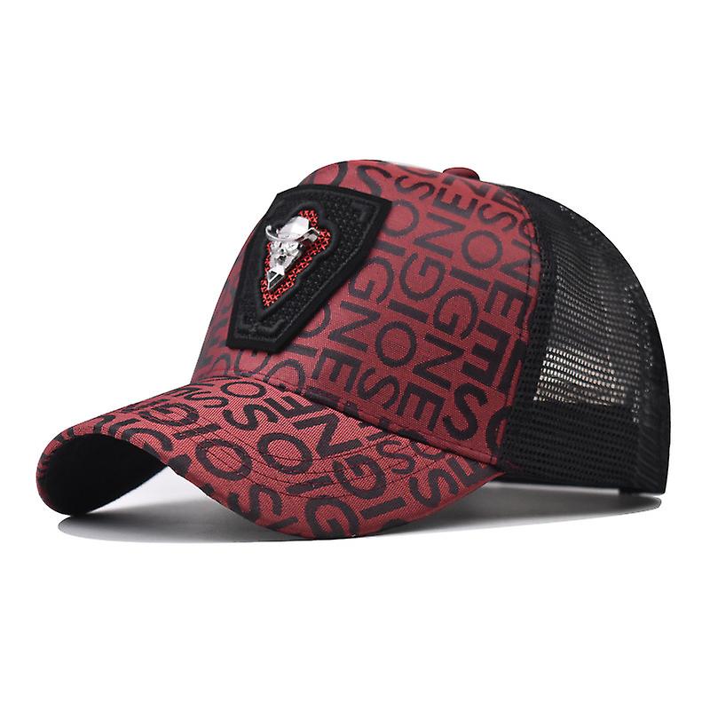 الجمجمة رئيس قبعة بيسبول الرجال والنساء وضع العلامات الكتابة على الجدران بلغت ذروتها كاب