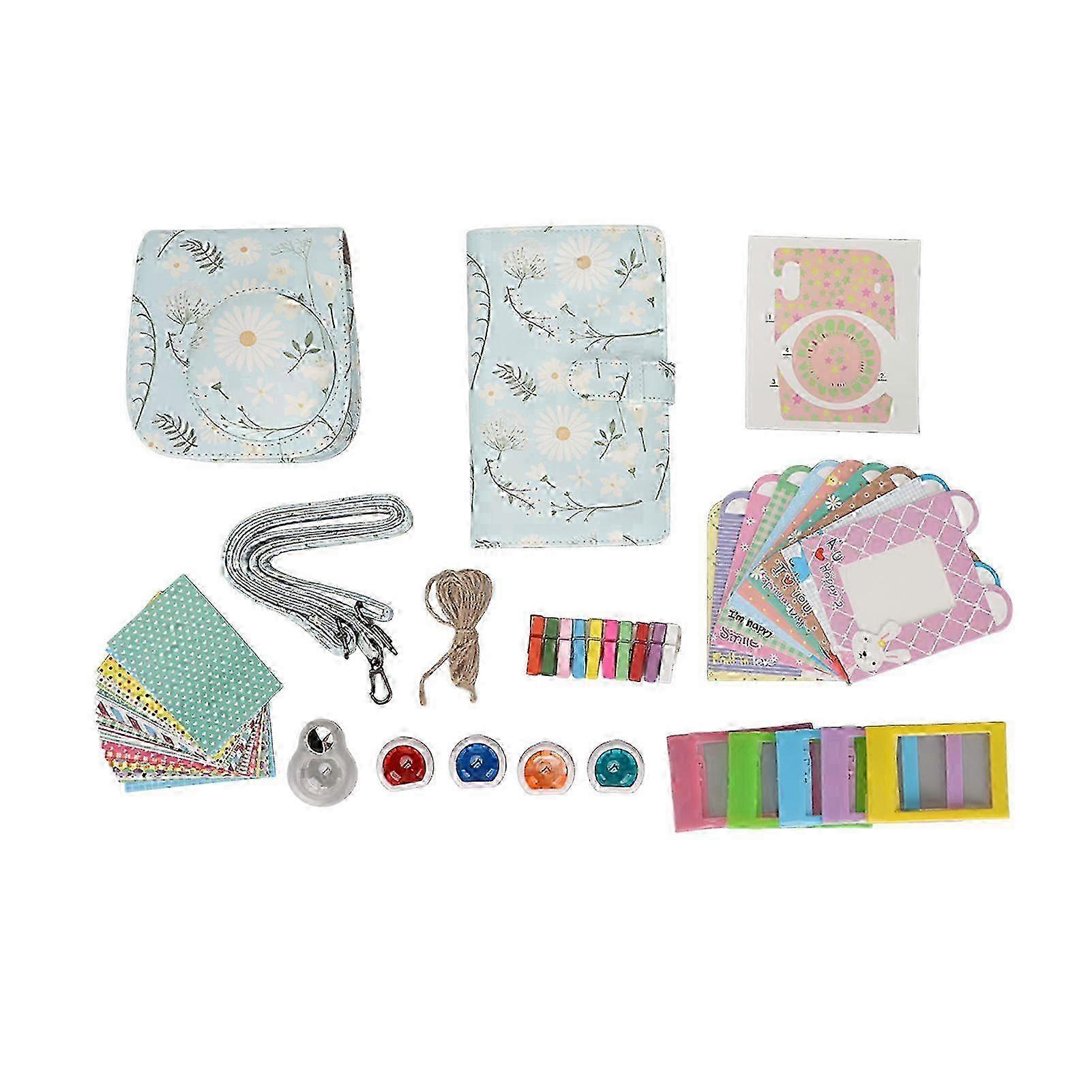 For Fujifilm Mini 11 Instant Camera Accessories include case edge sticker photo frame and more Daisy Color