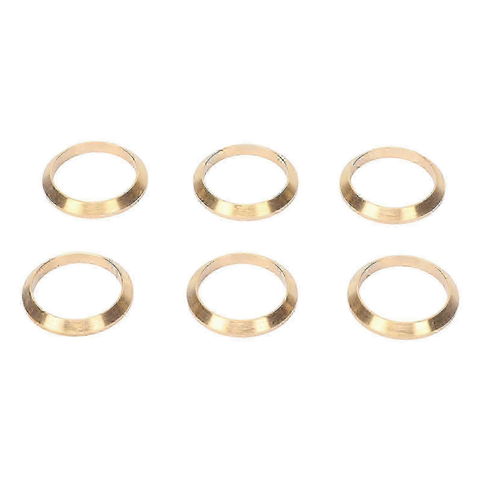 6Pcs IN 14 Nixie Tubes Copper Ring DIY Clock Decorative Rings for IN 14 Nixie Tube Clock