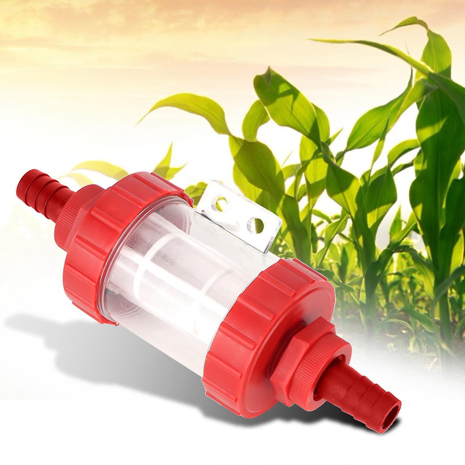 G1/2'' Inline Mesh Filter for Water Pump, Clear Filter, High Flow Garden Irrigation Connector