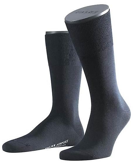Falke Wool / Cotton Airport Socks - Navy/Blue