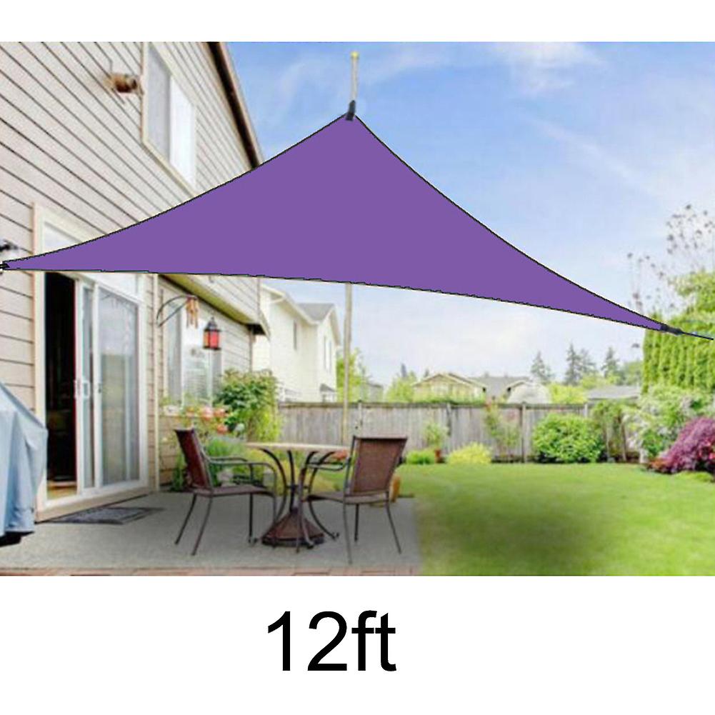 UV Protection Canopy Outdoor Shade Triangular Rainproof Sunproof Awning