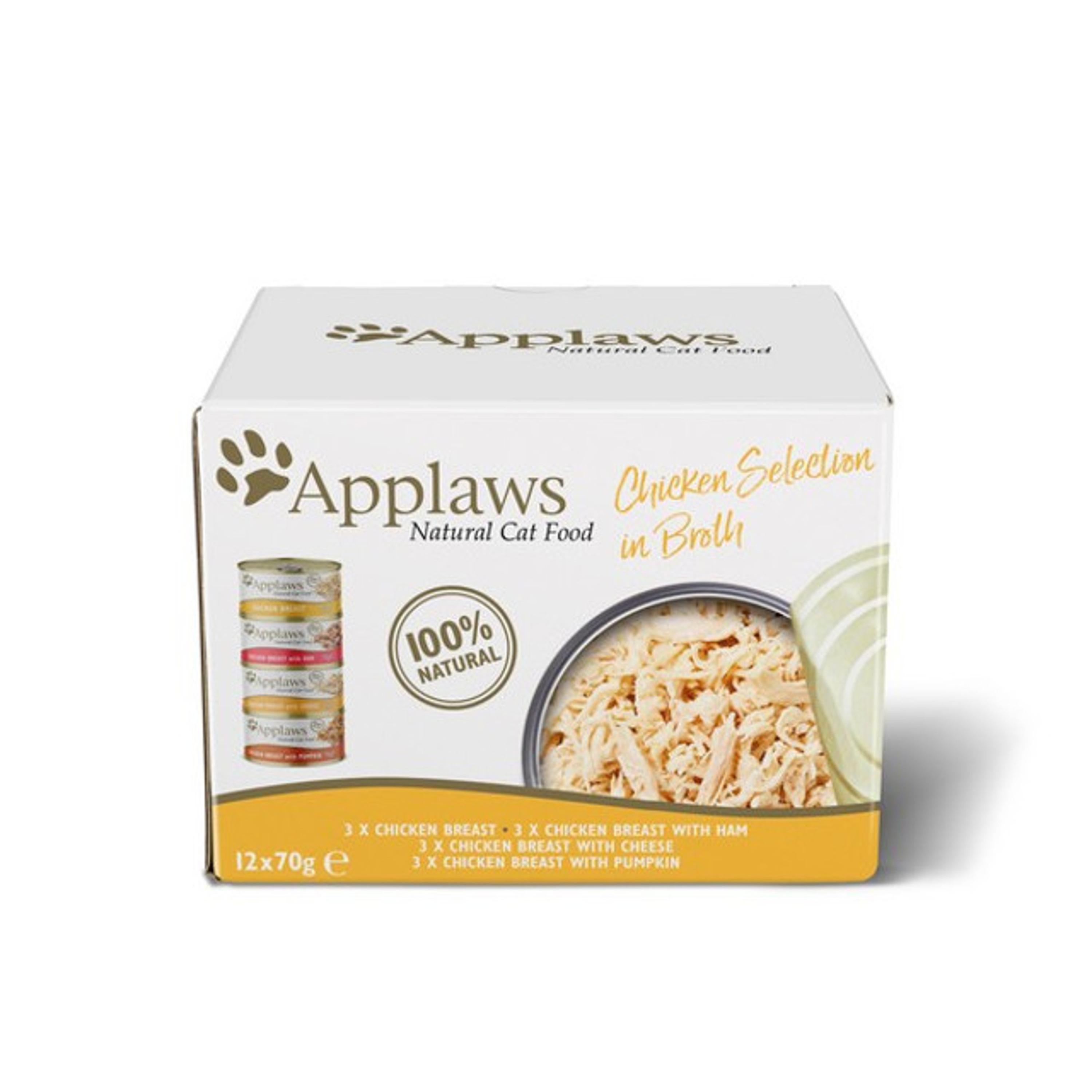 Applaws Cat Food Chicken Deluxe Select 12 x 70g