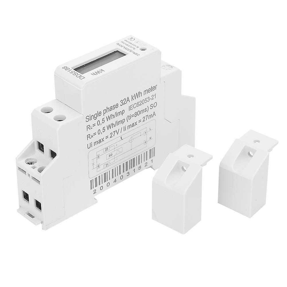 WattHour Meter Smart Miniature SinglePhase Electricity LCD Display DDS5188