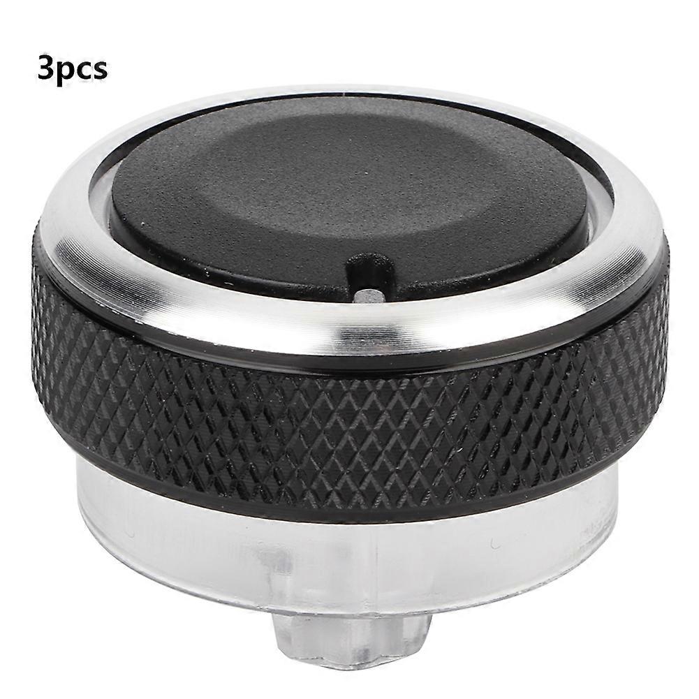 Air Conditioner Control Knob, 3pcs Air Conditioner Switch Thermal Control AC Knob for Zhisheng 2009-2012