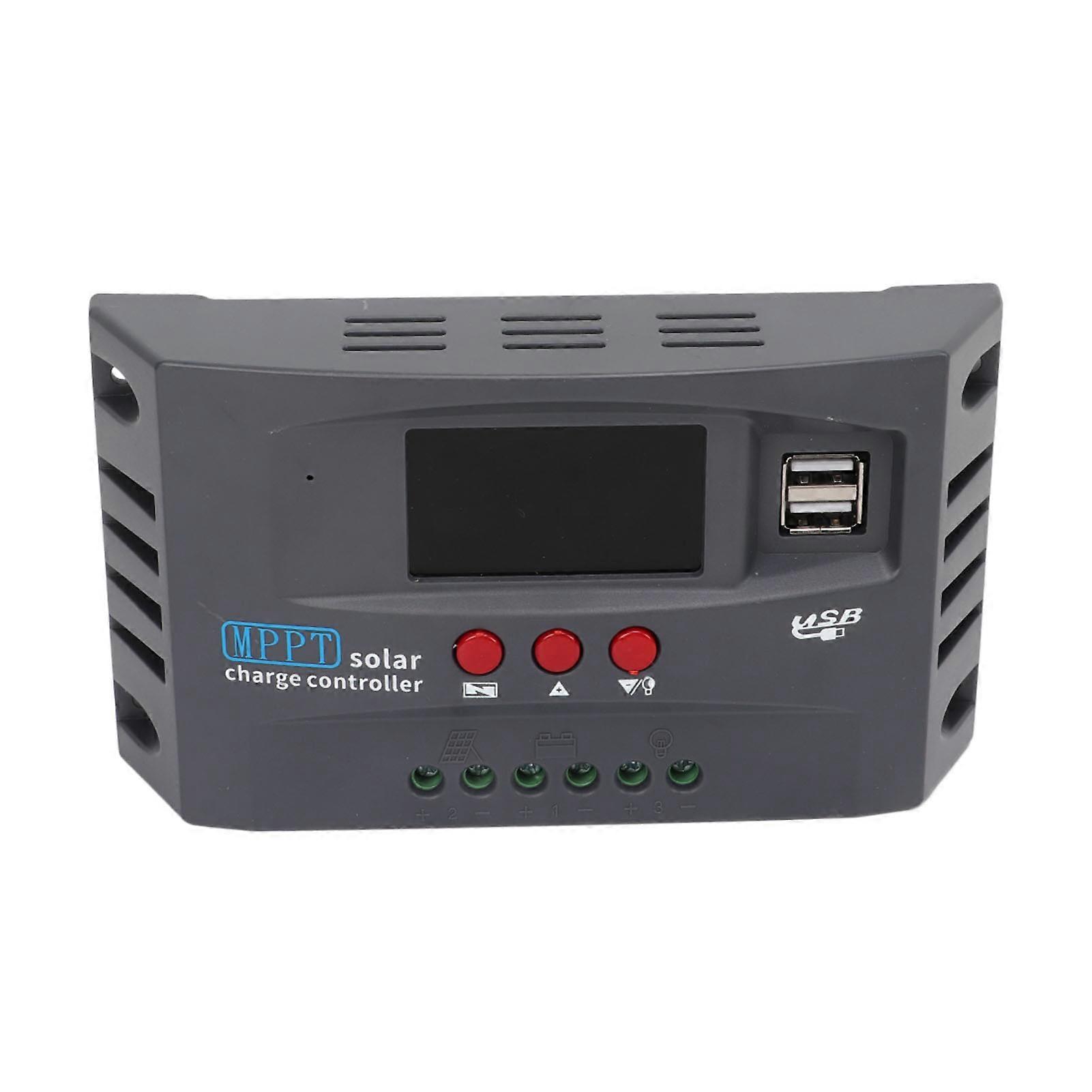 MPPT Solar Charge Controller Smart Automatic Adaptation 12V 24V 10Amp Solar Charge Controller for Solar System