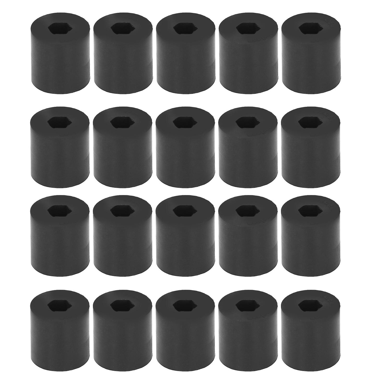 20Pcs Pick Roller Pickup Wheel Rubber 5mm Hex Hole 30A Hardness Robot Accessory Set Kit