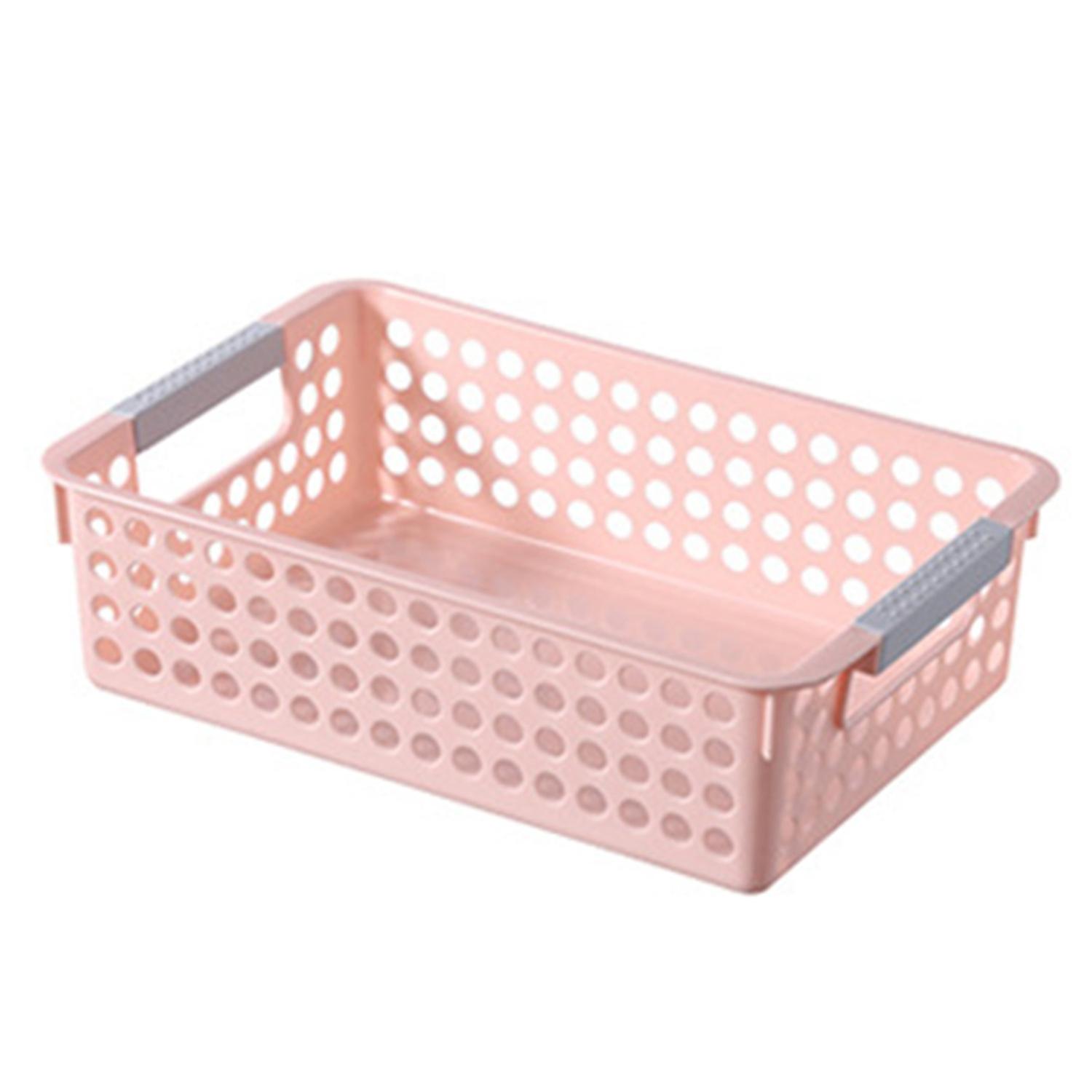 Storage Basket with Handle PP Simple Appearance Sundries Storage Box Kitchen Supplies