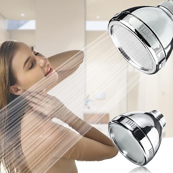 Pressure Boosting Super Low Water Shower Head Water Saving Bath Bathroom