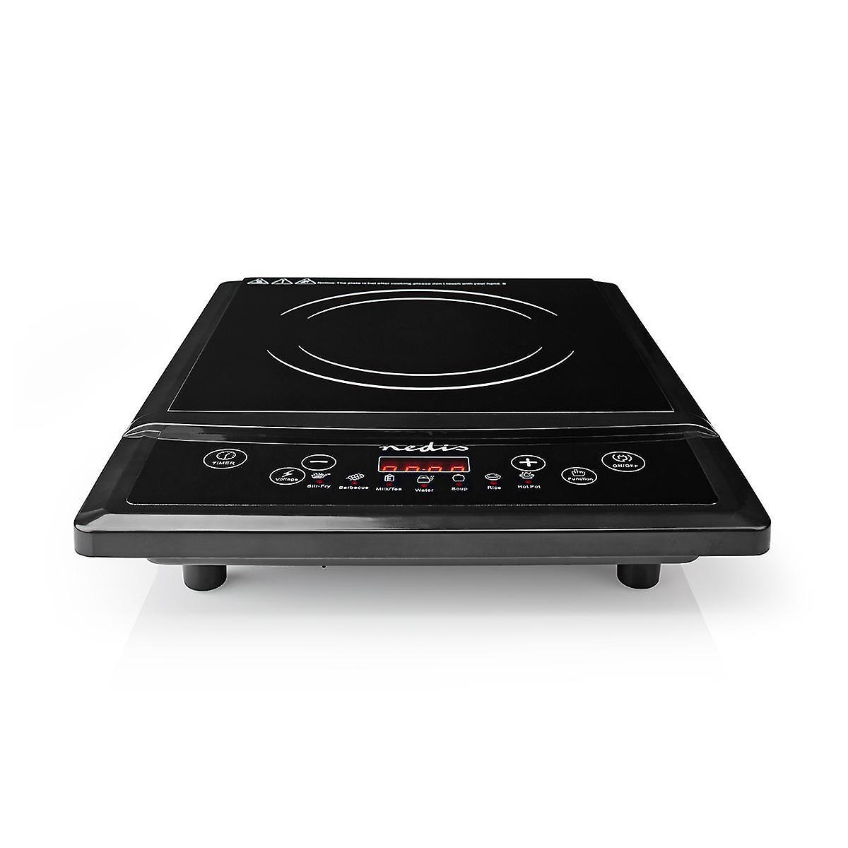 Induction Cooktop | Cooking Zones: 1 | 2000 W | Overheating Protection | Black | Timer | Turbo action