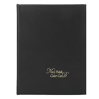 Trwała kolekcja naklejek na paznokcie Albumy Naklejki do paznokci Książka do przechowywania DIY Nail Art Naklejki HolderBlack