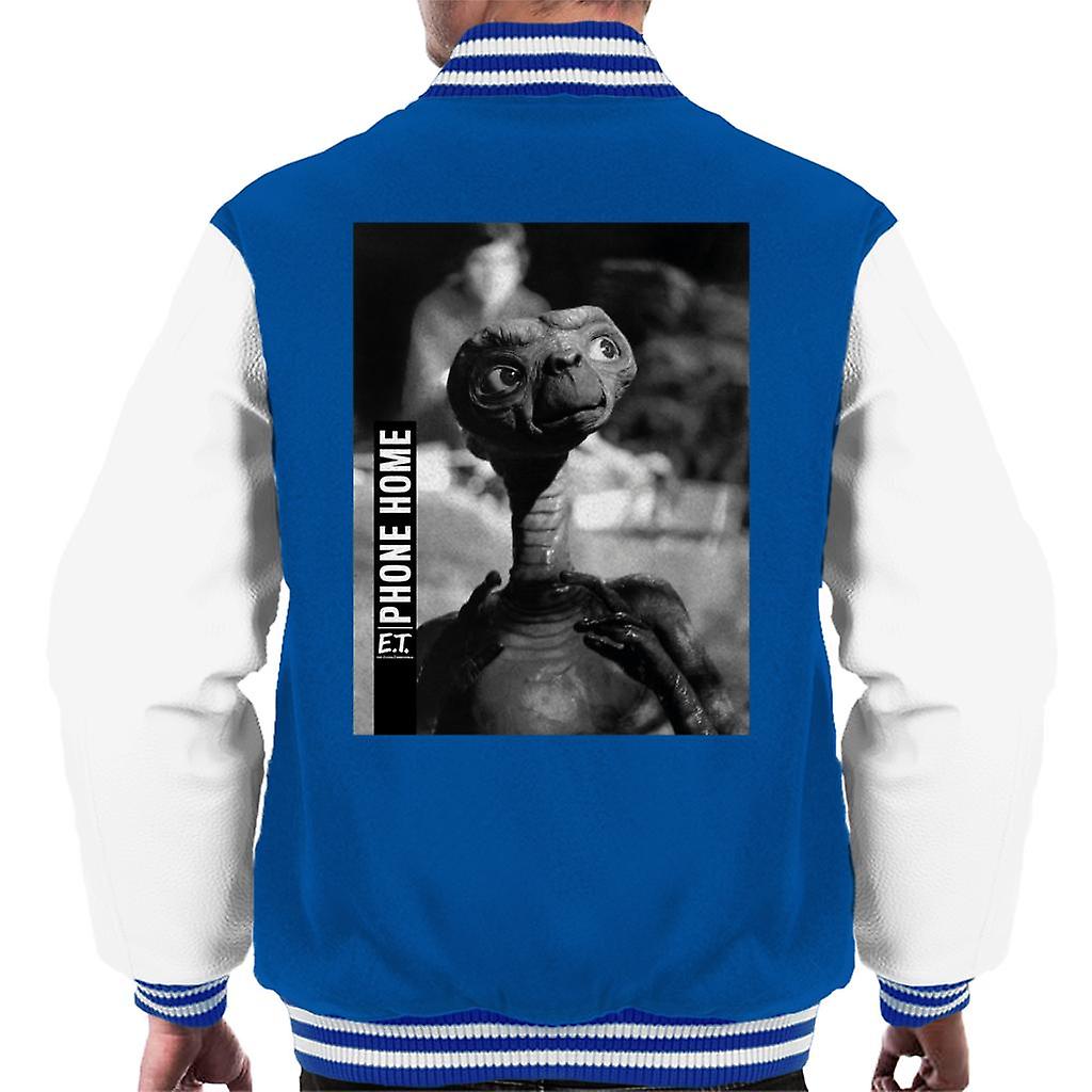 E.T. Telefon Hem Cinematic Shot Män's Varsity Jacket