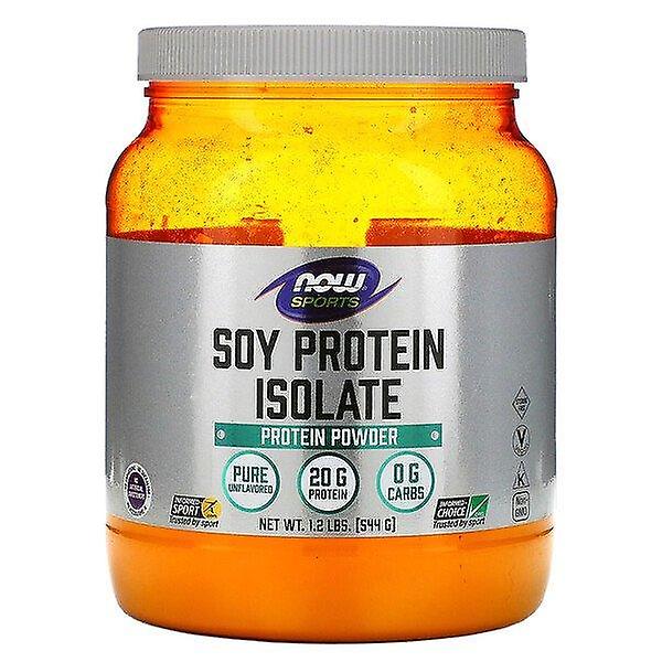 Now Foods, Sports, Soy Protein Isolate, Unflavored, 1.2 lbs (544 g)