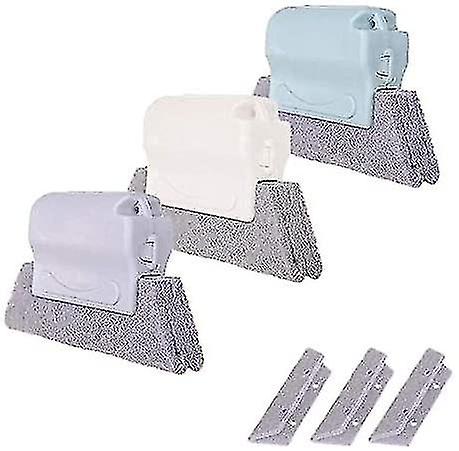 3pcs Window Groove Cleaning Brush, Hand-held Crevice Cleaner Tools