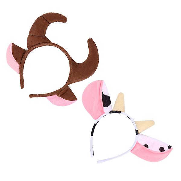 Exquisite Children Headband Horns Design 2pcs