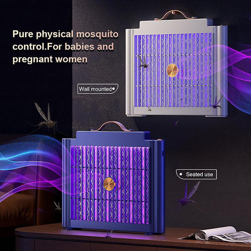 Cordless Rechargeable Electric Mosquito Zapper Lamp - 1200mah Battery For Indoor/outdoor Use