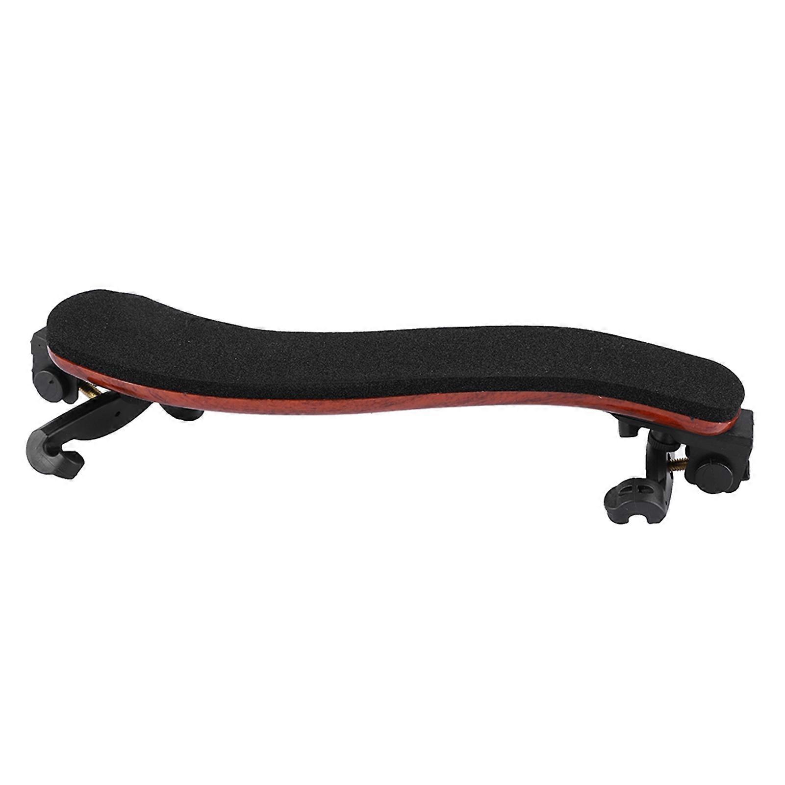 Lightweight plastic adjustable shoulder rest for 3/4 and 4/4 size violin