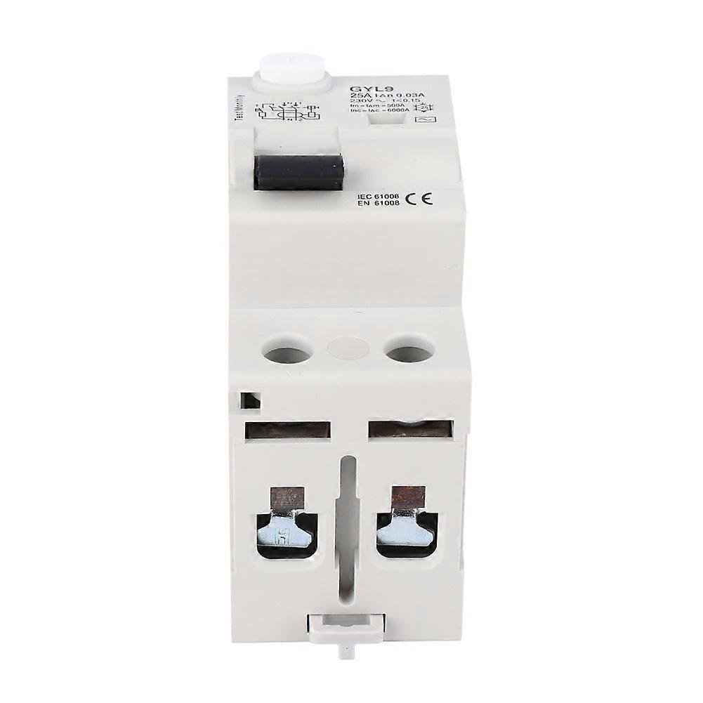 GYL9 2P 230VAC RCCB Residual Current Circuit Breaker Leakage Protector (25A)