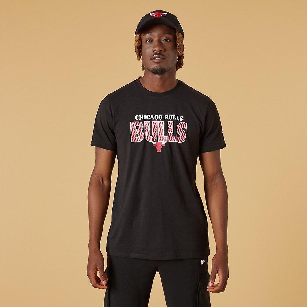 Chicago Bulls Wordmark Court Infill T-shirt