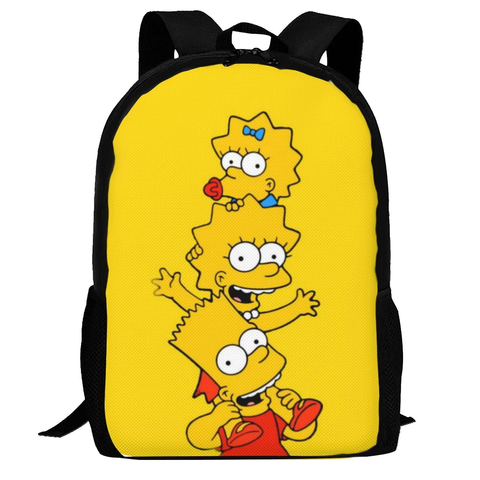 The Simpsons Backpack,Laptop Backpack Lightweight Casual DaypackMulti-Function Travel Backpack