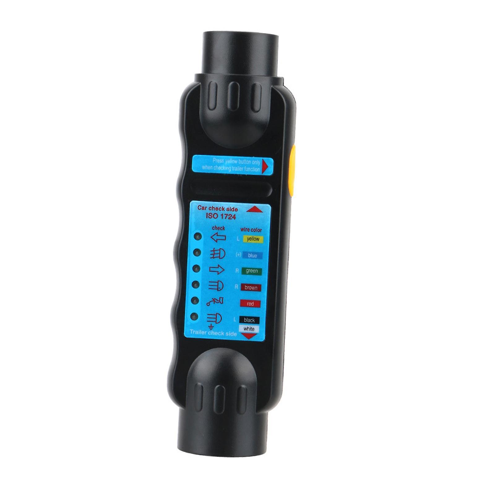 12V Trailer Tester Testing Tool RV Connector Tester for Car Vehicles RV