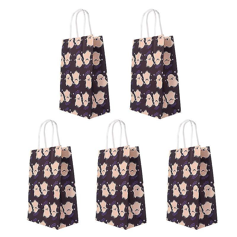 5pcs Tote Candy Bag For Halloween Decorations