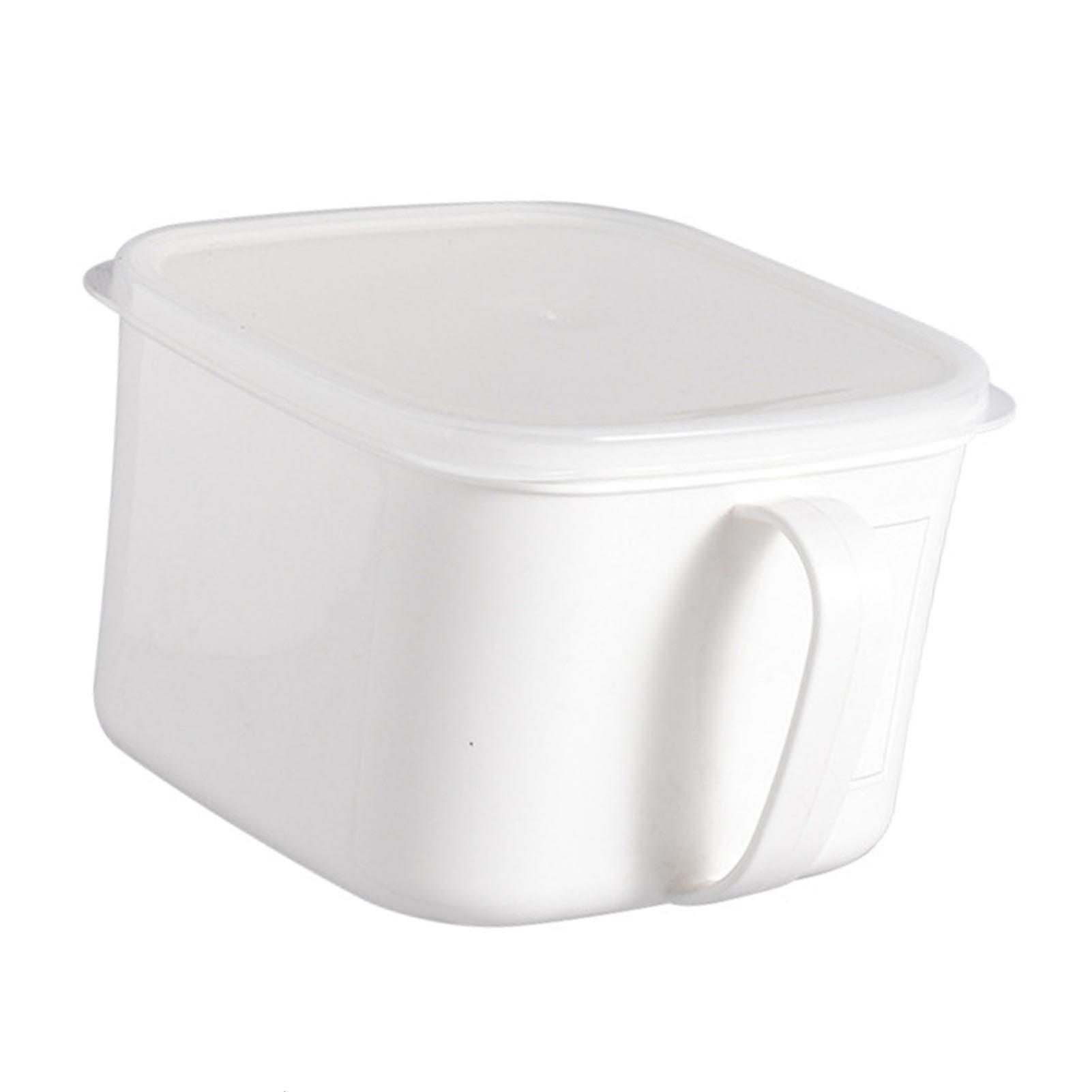 Kitchen Food Storage Box Container Large Capacity Sealed Food Storage Organizer with Handle Lid 