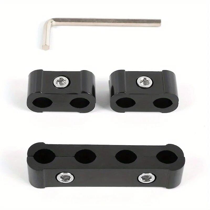 3pcs Automotive Parts Ignition Wire Fixing Device, Automotive Spark Plug Wire Divider, Four Hole Wire Clamp