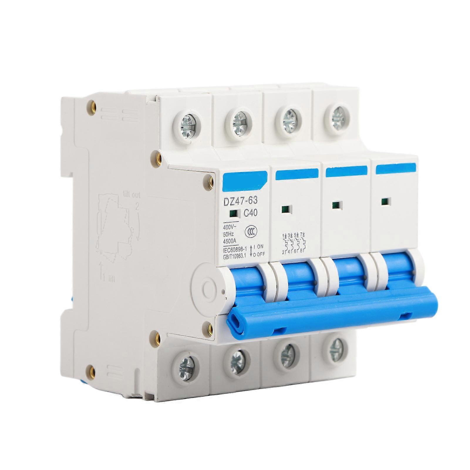 DZ47?63 4P 40A 400V 50Hz miniature afbryder