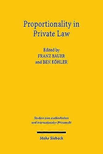 Proportionality In Private Law Paperback
