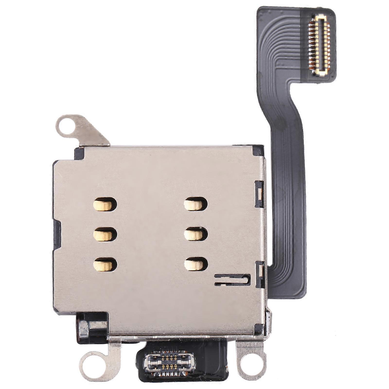 Double SIM Card Reader Socket Flex Cable for iPhone 13