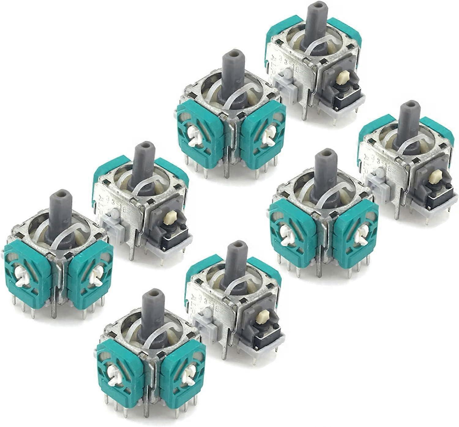 8pcs 3D Analog Joystick Wireless Thumb Sticks Sensor Replacement for Xbox one/Xbox Elite Controller Also for PS4 Controller