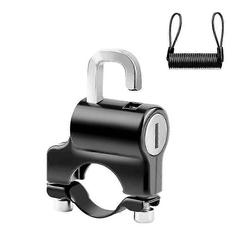 盗難防止ヘルメットロックセキュリティポータブル7/8'22mmオートバイハンドルバーロック用