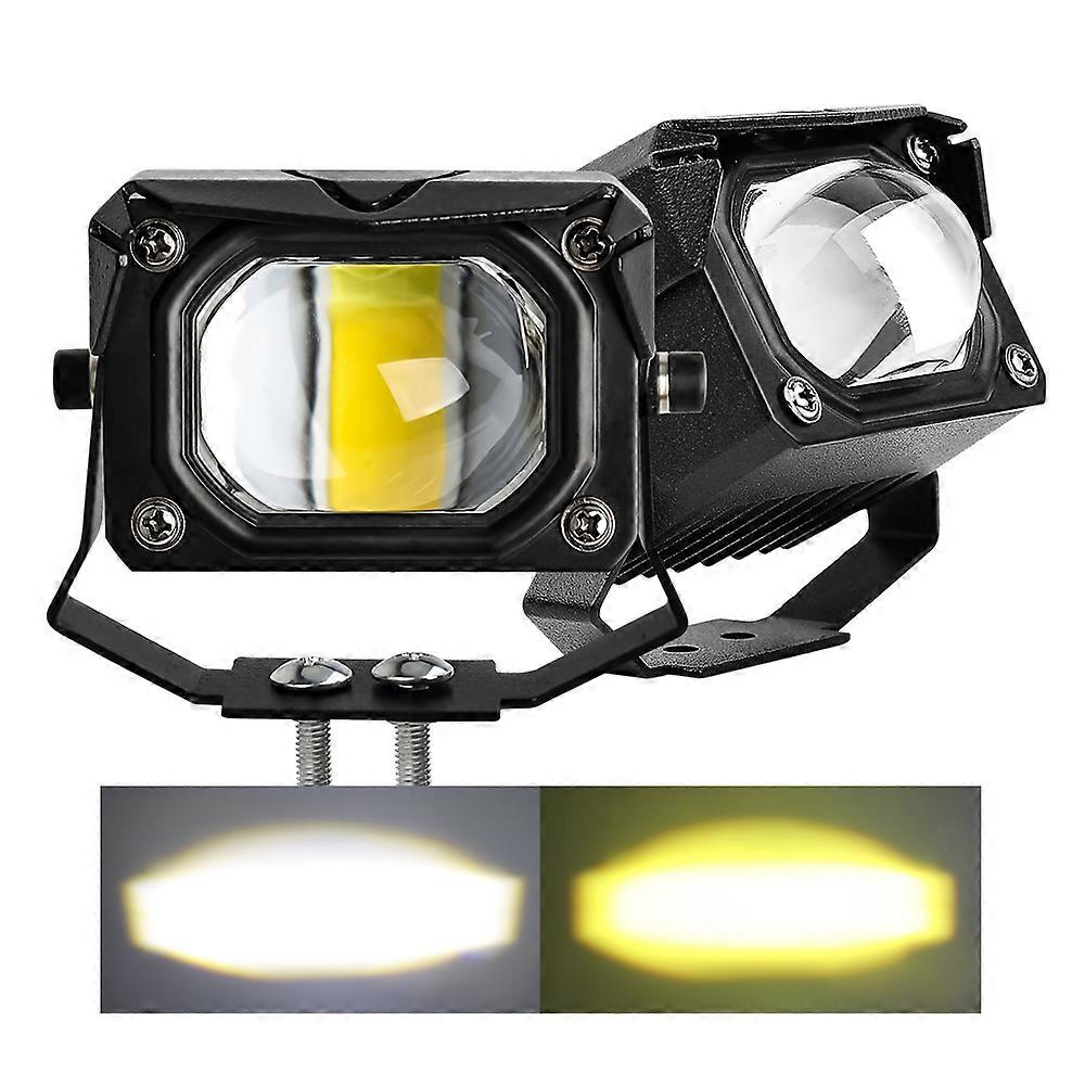 CO LIGHT 3 Led Work Light 12V 100W Dual Color Combo Beam Fog Lamp for 4WD ATV SUV Trucks 4x4 Motorcycle Driving Light Bar 24V