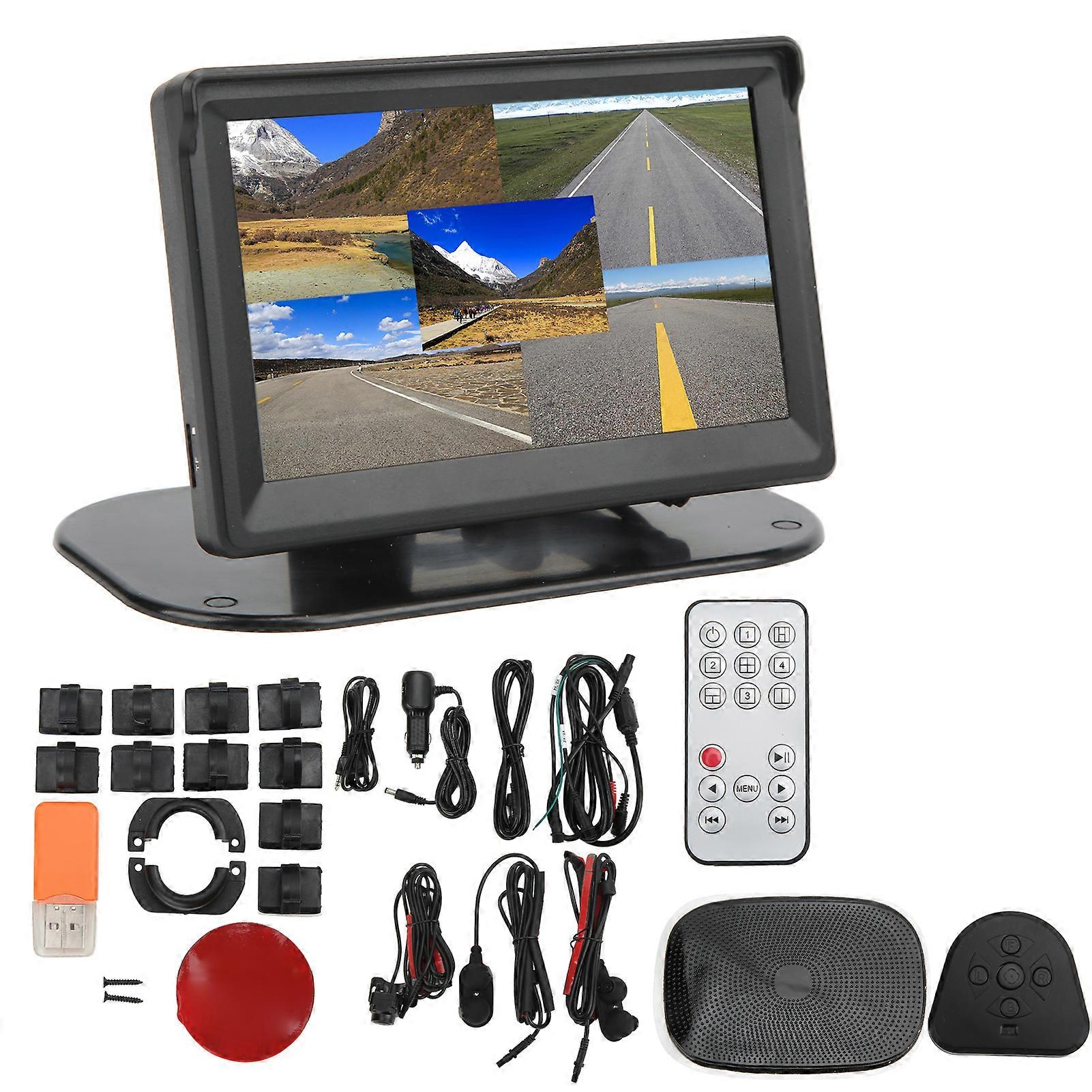 5 Way Panoramic Driving Recorder AHD Camera Car DVR Parking Monitoring Universal for Car Surround View System E2U411