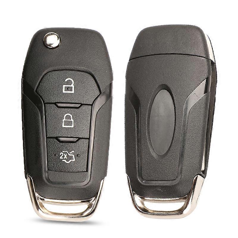 10pcs/lot 2/3/4 Buttons Flip Folding Remote Car Key Shell Case for Ford Fusion Edge Explorer 2013-2015 HU101 blade