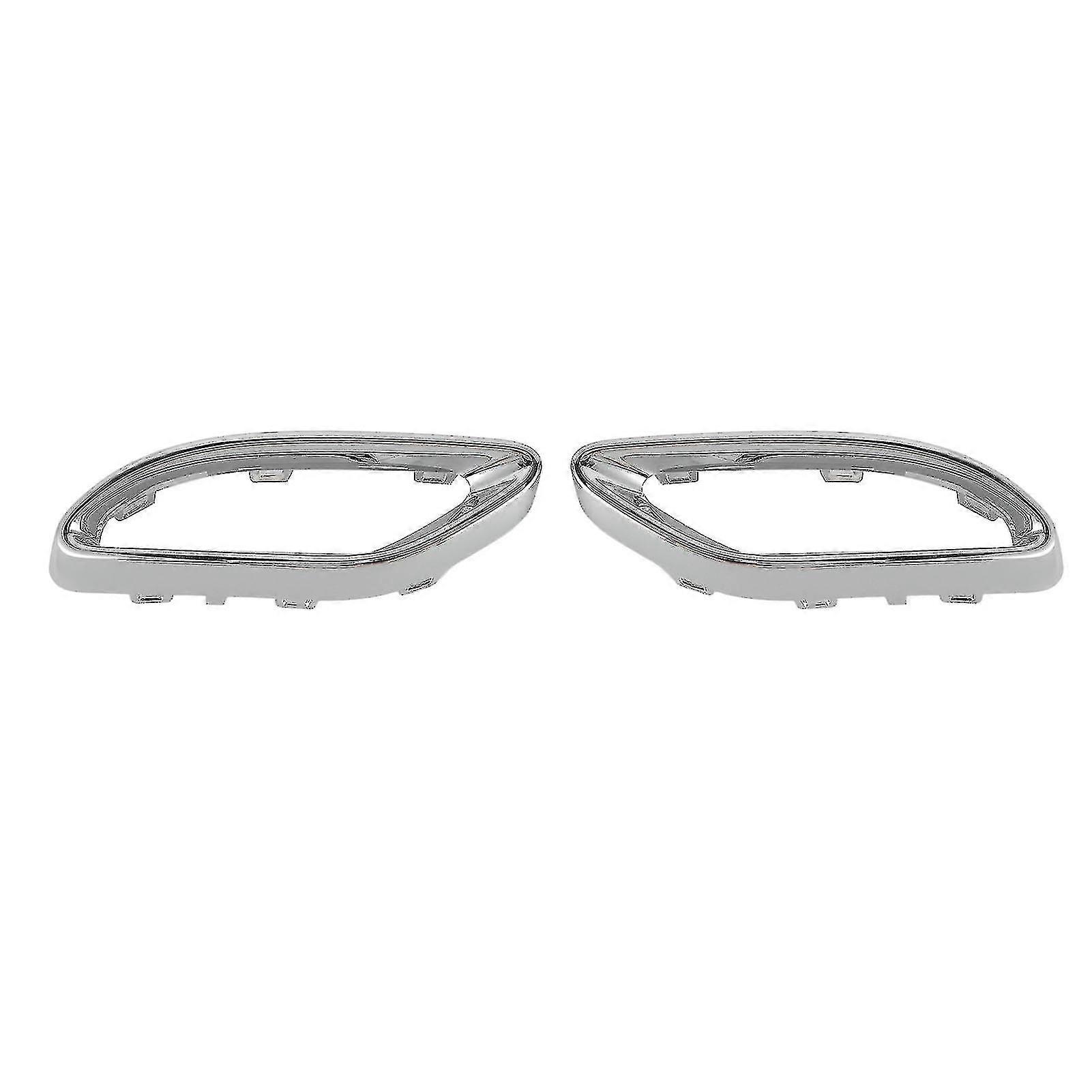 Chrome Exhaust Tip Cover Trims for Mercedes-Benz A B C E GLC CLS Class W177 W247 W205 W213 X253 C257-Yvan