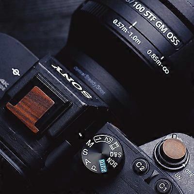 For Sony A74 A7r4 A7m4 Iv A92 A9ii For Leica Q Camera Wooden Shutter Release Wooden Button And Wooden Hot Shoe Cover