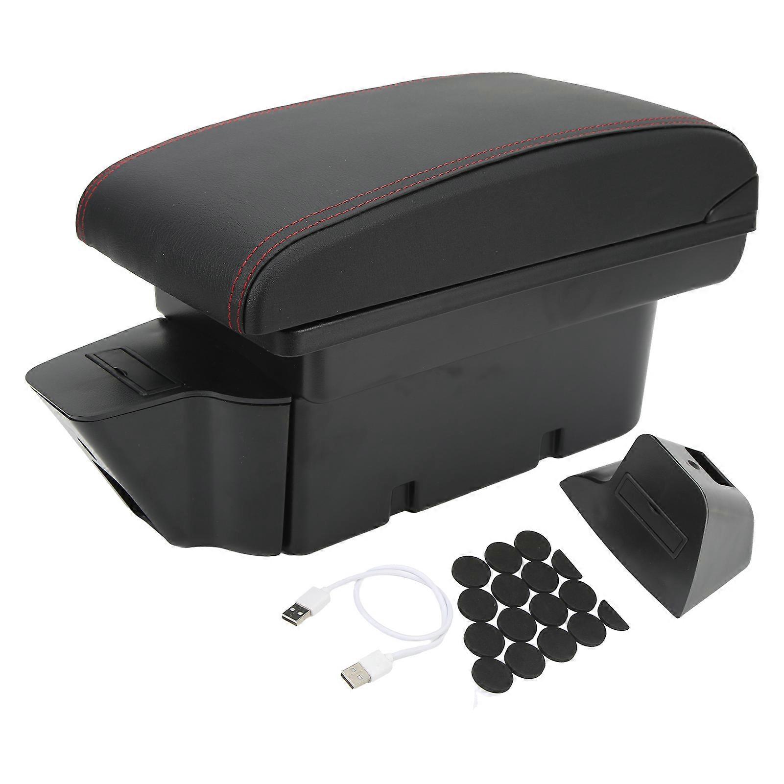 Center Console Armrest Box USB Port Relieve Arm Fatigue Large Capacity Replacement for Subaru Brz