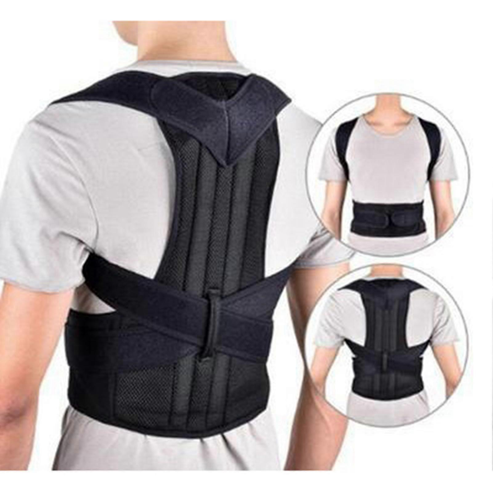Posture Corrector High Elasticity Breathable Comfortable Adjustment Back Brace Post For Home Office School Xxl
